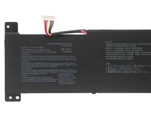 B31N1723 Replacement Battery for Asus VivoBook  X570DD FX570ZD K570UD