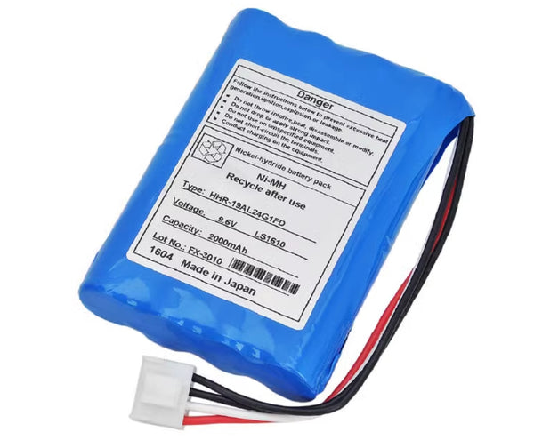 LS1610 HHR-19AL24G1FD Battery for Fukuda FX-3010 and FCP-3610 Devices 2000mAh