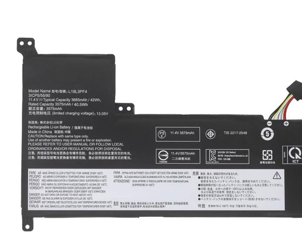 Lenovo L19L3PF4 SB10W89837 5B10W89839 Replacement Battery