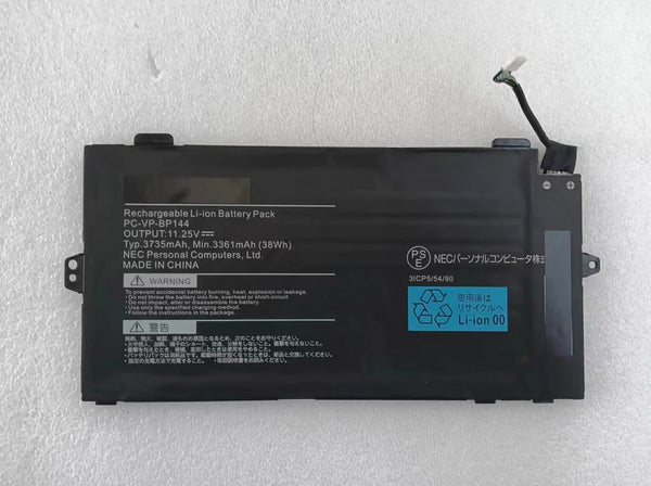 Replacement NEC PC-VP-BP144 11.25V 3361mAh 38Wh Laptop Battery