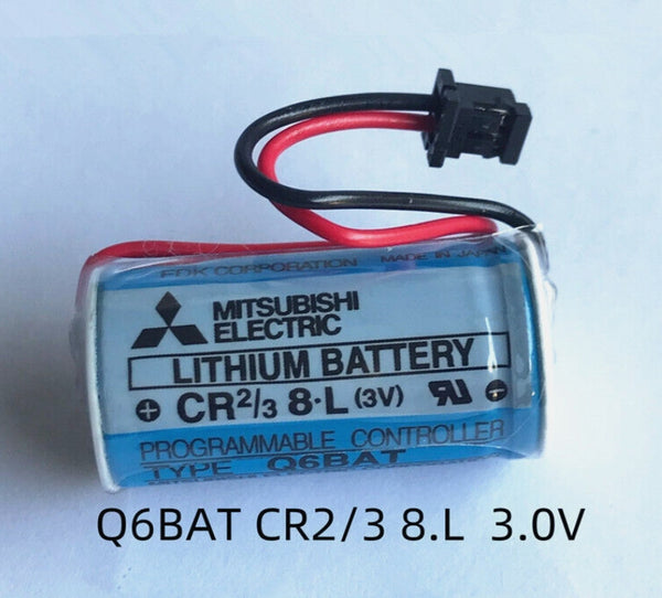 Genuine Q6BAT PLC Battery for MELSEC-Q PLC CR2/38.L CR2/3 8.L 1700mah